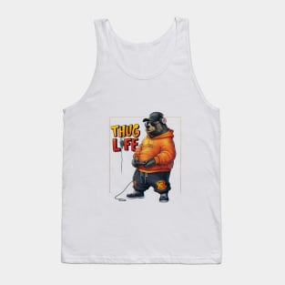 Hip-Hop Bear: THUG Life Style" - Rapper, Gangster Tank Top